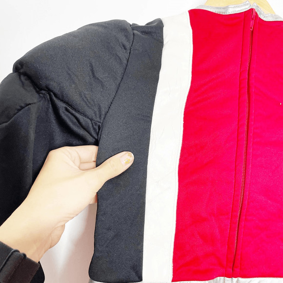 Disney Store red Power Ranger jumpsuit costume padded muscles kids medium 8-10 - Picture 7 of 7